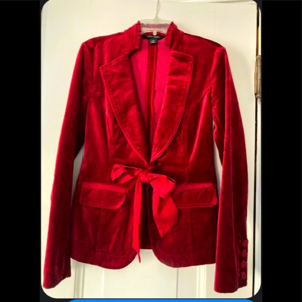 WHBM Velvet Jacket